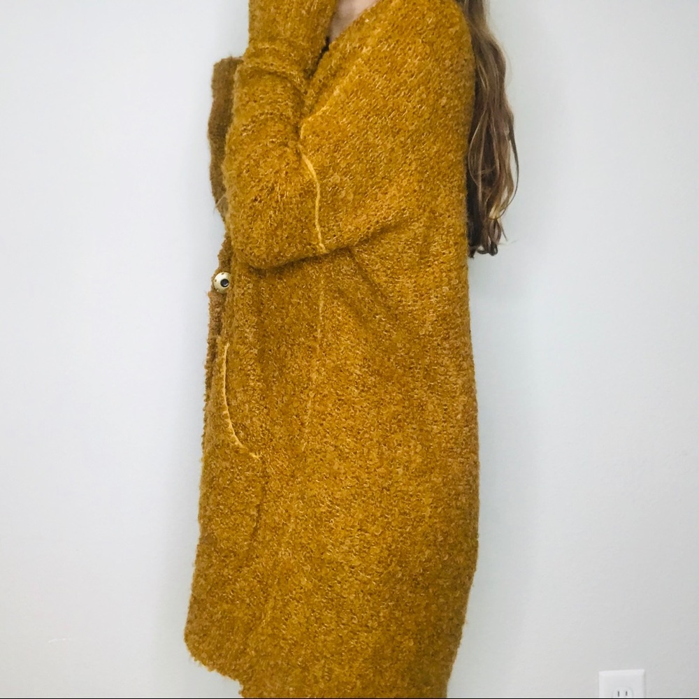 Free People RARE rust boucle cardigan - Picture 6 of 7